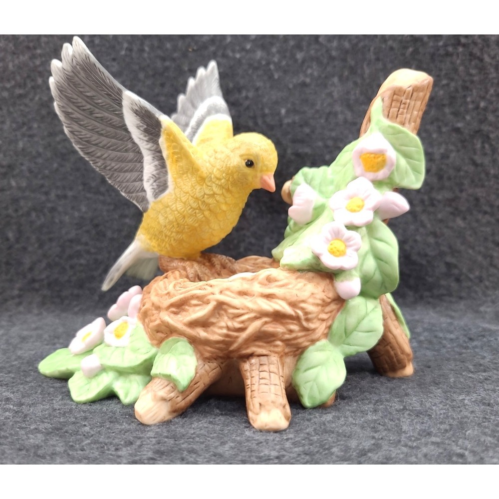 Lenox Goldfinch Female Bird Sculpture  5"H Handcrafted Limited Edition